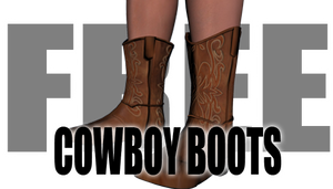 Cowboy Boots for Genesis