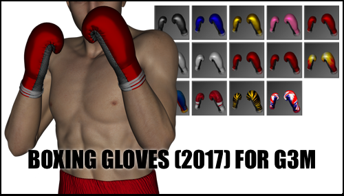 Boxing Gloves (2017) for Genesis 3 Male