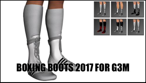 Boxing Boots for Genesis 3 Male