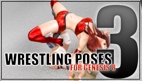 Genesis 8 Wrestling Pose Pack #003