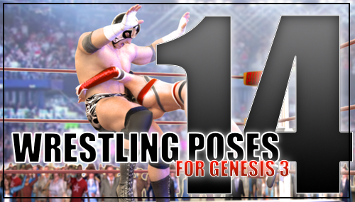 Genesis 3 Wrestling Pose Pack #14