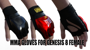 MMA Gloves for Genesis 8 Female