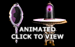 Enchanted rose and mirror (turntable animation)