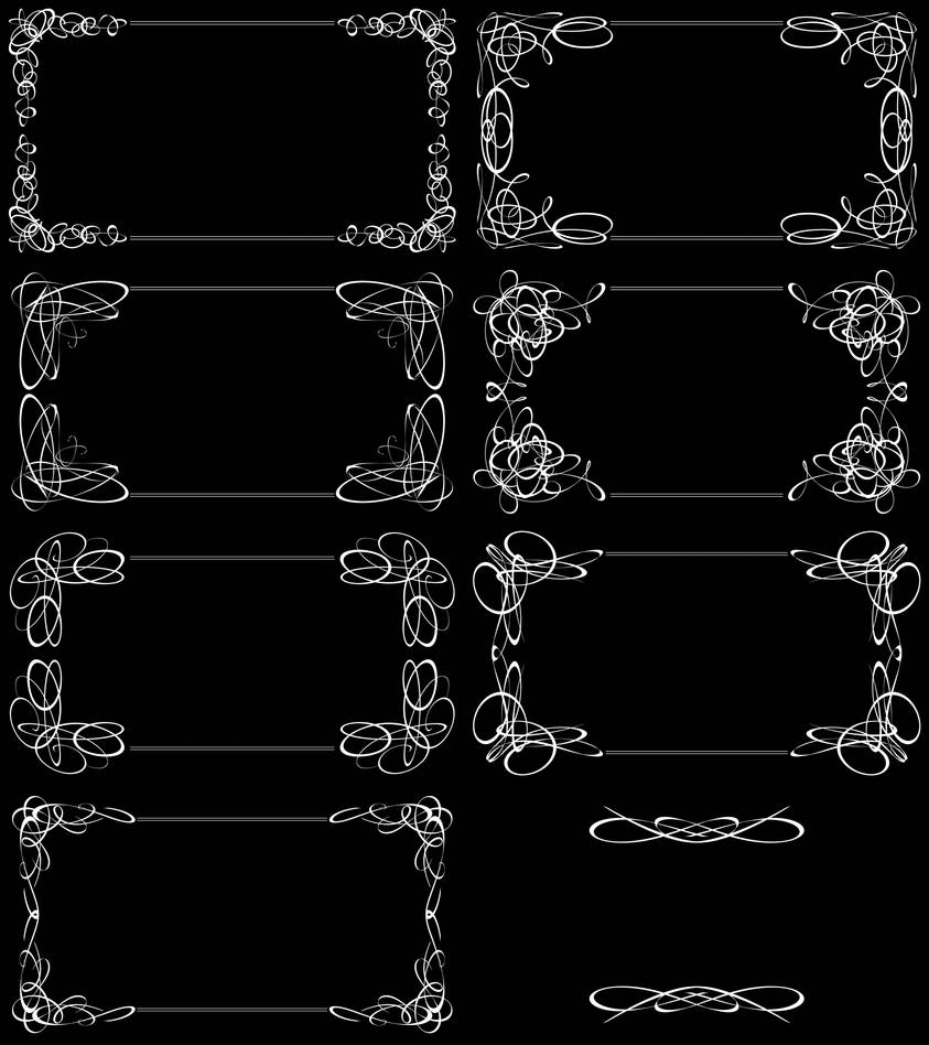 Silent movie title card templates (set of 8) by AEmiliusLives on DeviantArt