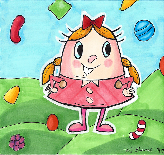 Candy Crush girl by TaliShemes on DeviantArt
