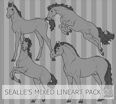 Sealle's Mixed Lineart Pack#1