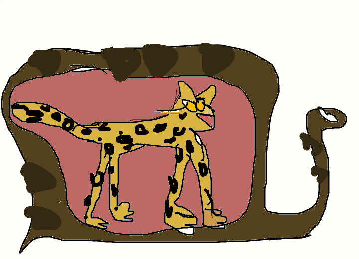 Anancoda eats a jaguar by Verdudra on DeviantArt