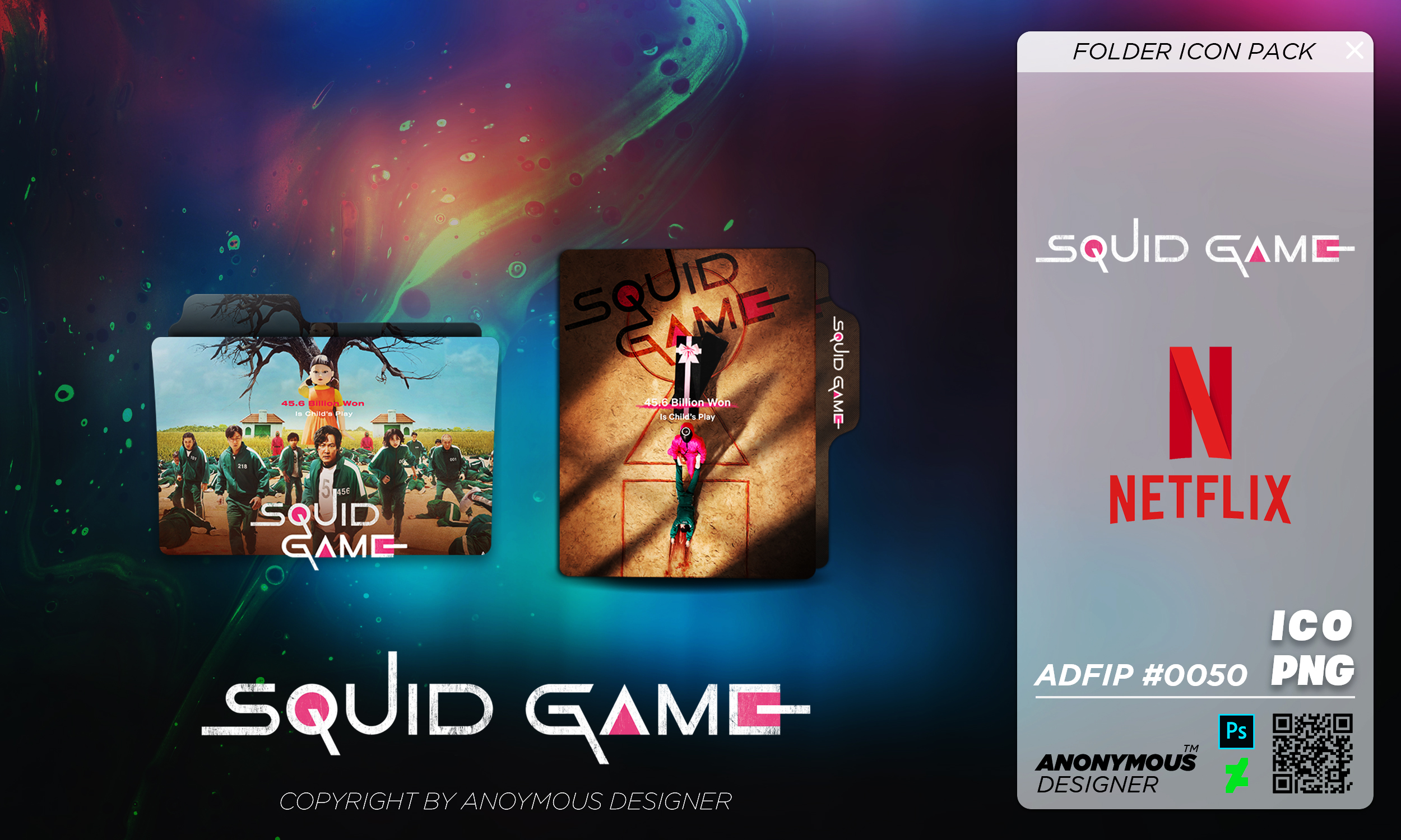 Squid Game (TV) [2021] Folder Icon by Chamod6 on DeviantArt