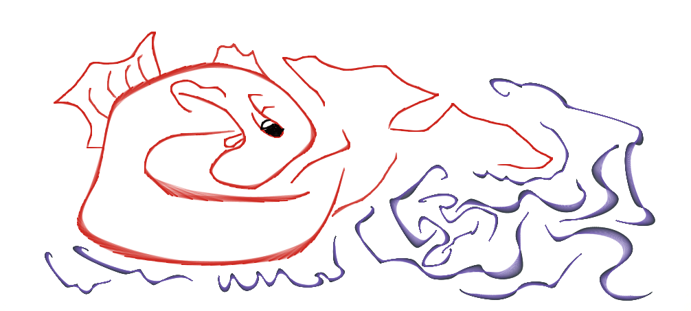 Spooky Scary Eel Monster by lemurkongen on DeviantArt