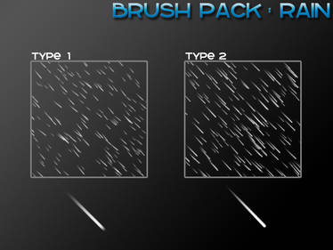 Rain - 4 Brushes