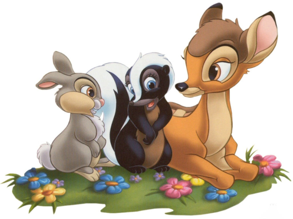 Bambi, Thumber and Flower by NatureHeroes22 on DeviantArt