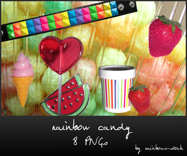 rainbow candy - png by rainbows-stock on DeviantArt
