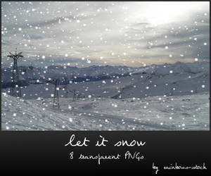 let it snow - transparent png
