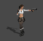 Lara Croft Animation-Walking and Targeting