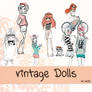Pack Vintage Dolls