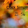 Clock Simplistic for xWidget