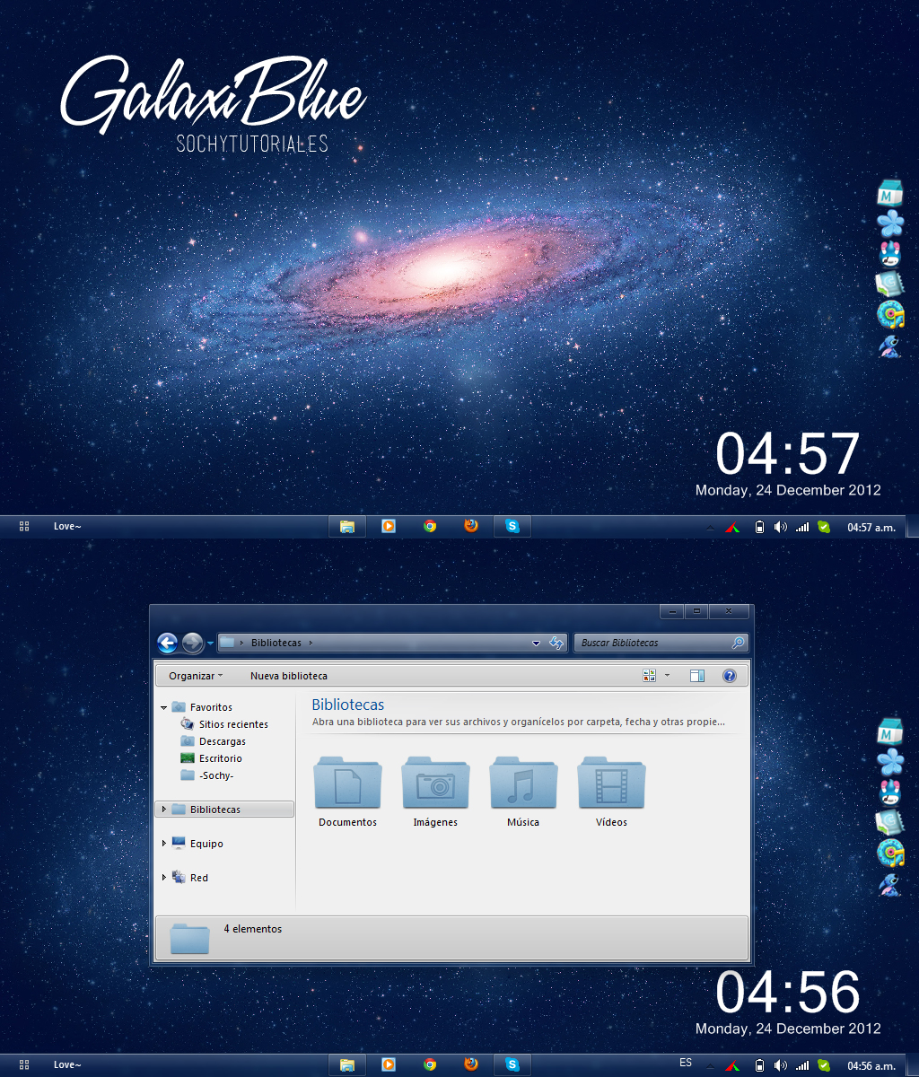 GalaxiBlue - ScreenShot