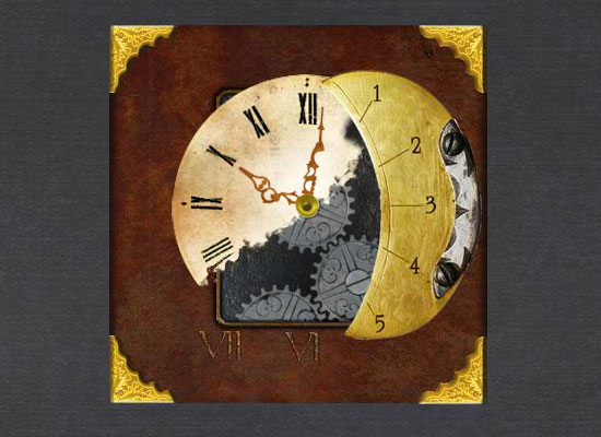 Steampunk Analog Clock - WIP