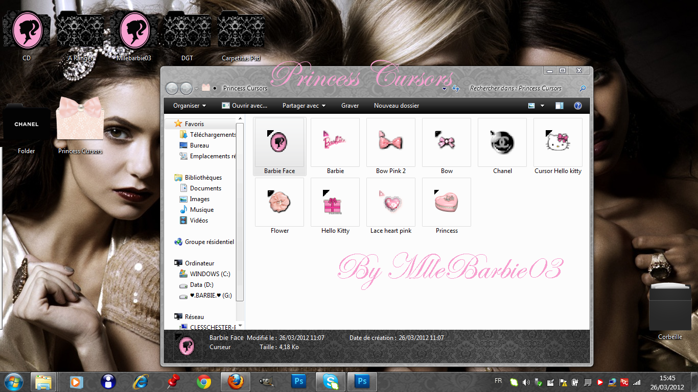 Pink Princess Cursors