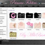 Princess Fashion Folders - Icons