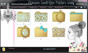 Princess Cendrillon Folders Icons