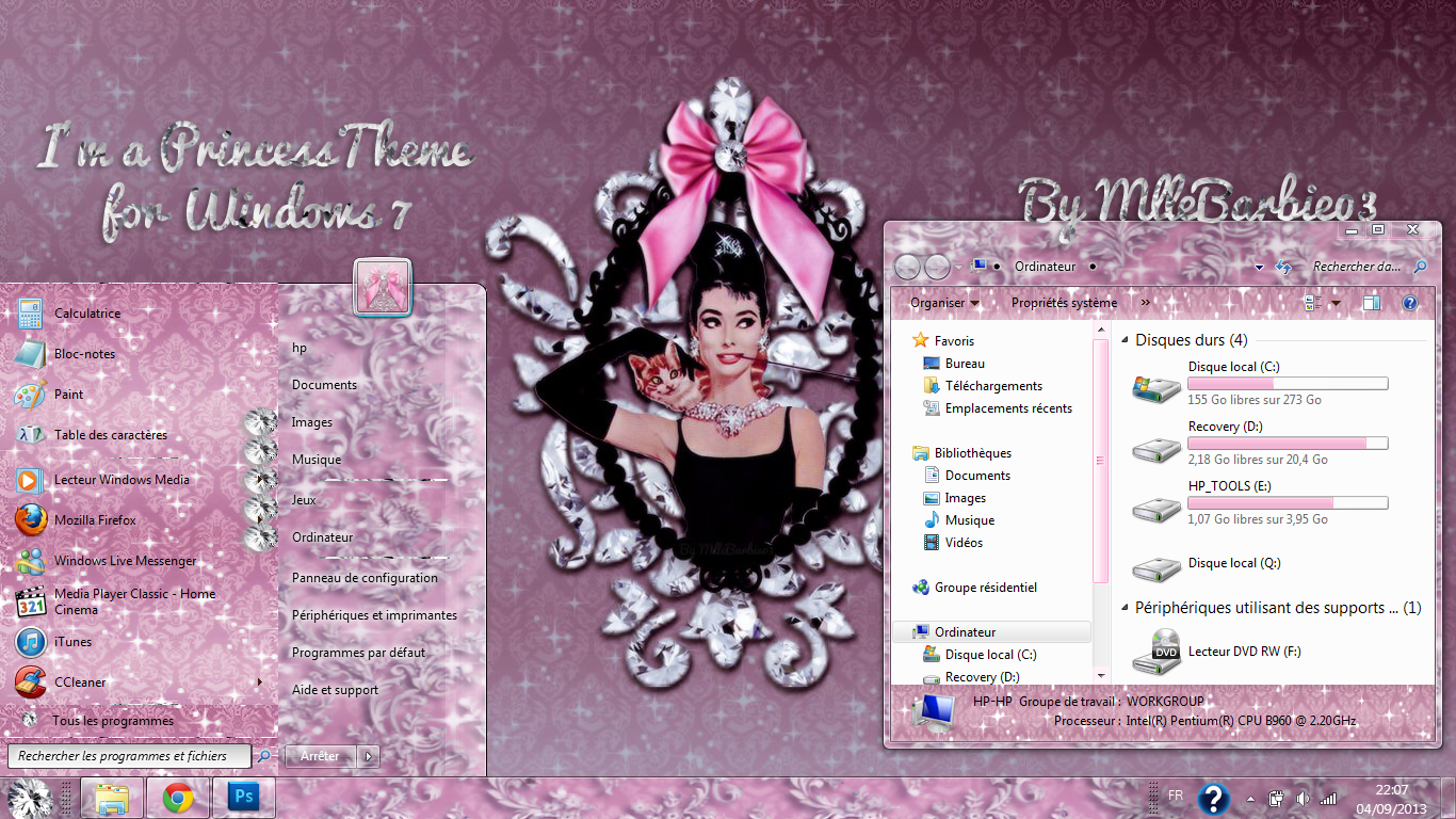 I'm a Princess Theme Windows 7