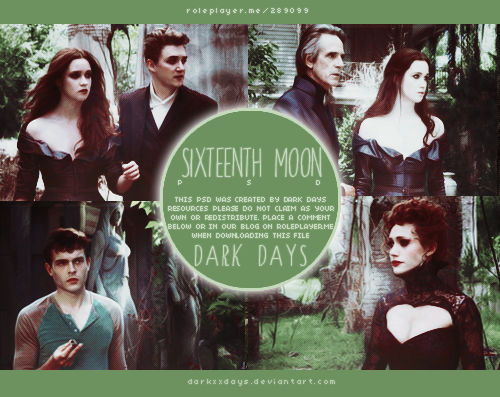 Sixteenth Moon PSD By Sixteen Moons by darkxxdays on DeviantArt