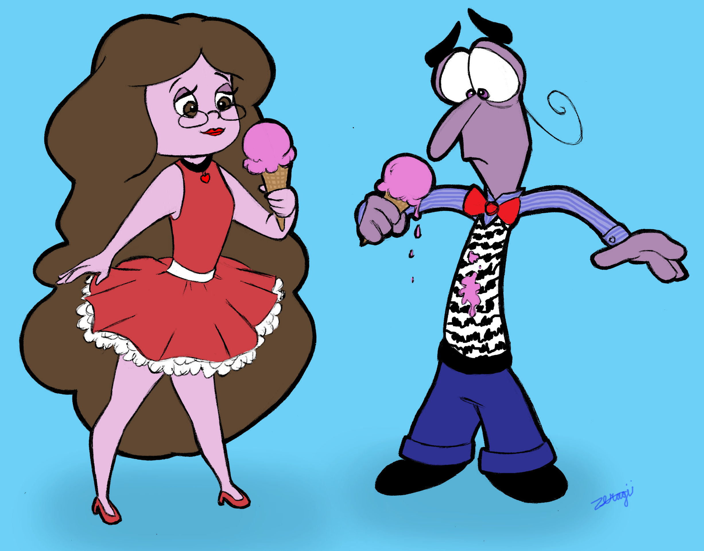 Ice Cream Emotions by Zeragii on DeviantArt
