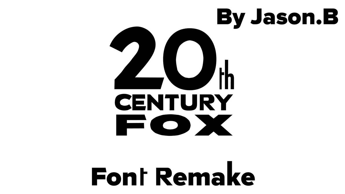 20th Century Fox Font Remake - Release by AniGummiJason on DeviantArt