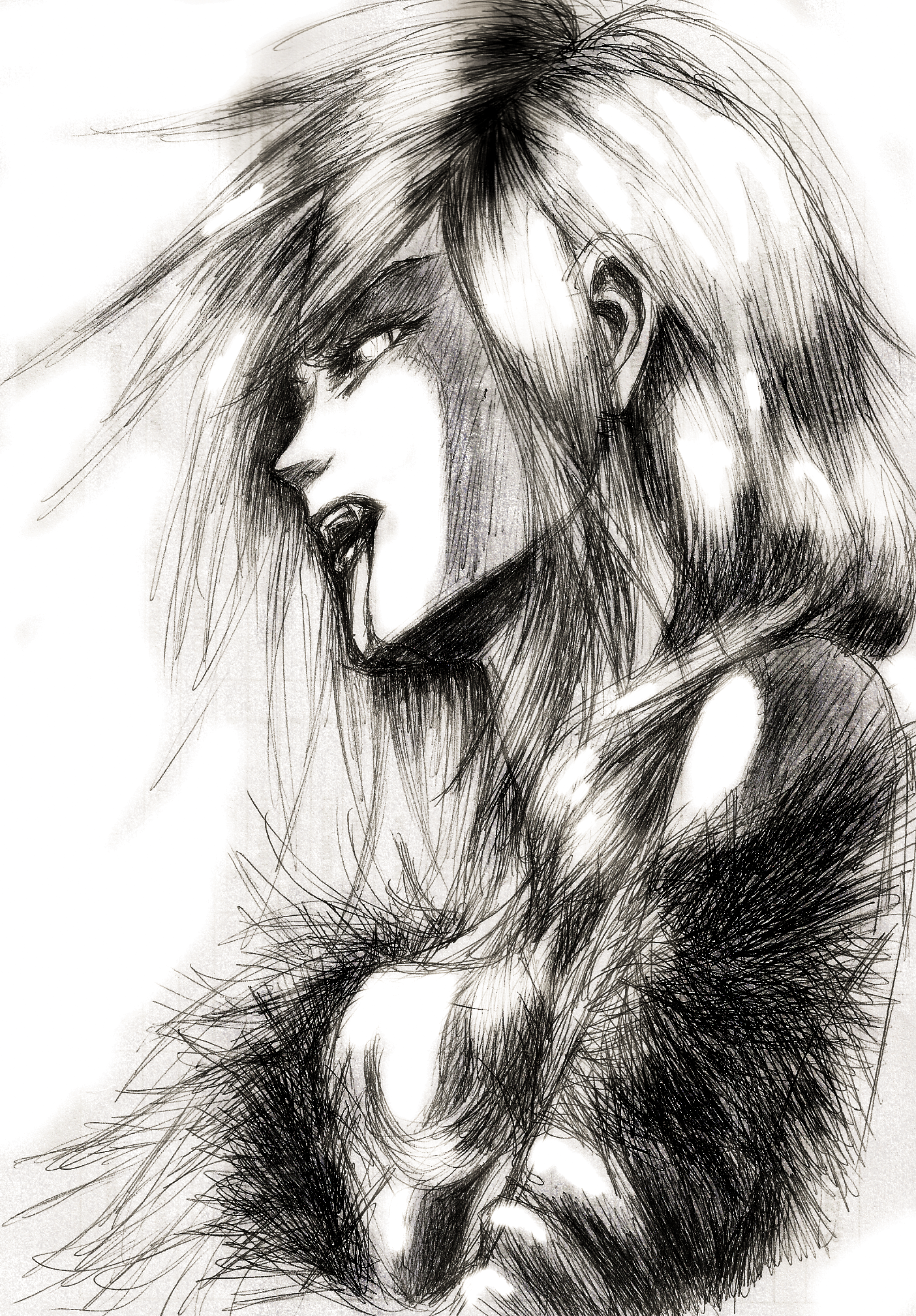 picture Lightning Final Fantasy Drawing vampire lightning by denebtenoh on