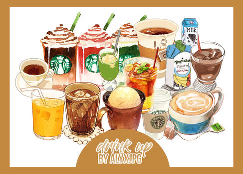 Drink Up! PNG Pack