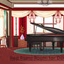 Red Piano Room Stage for MMD Download