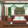 Green Bedroom Stage for MMD Download