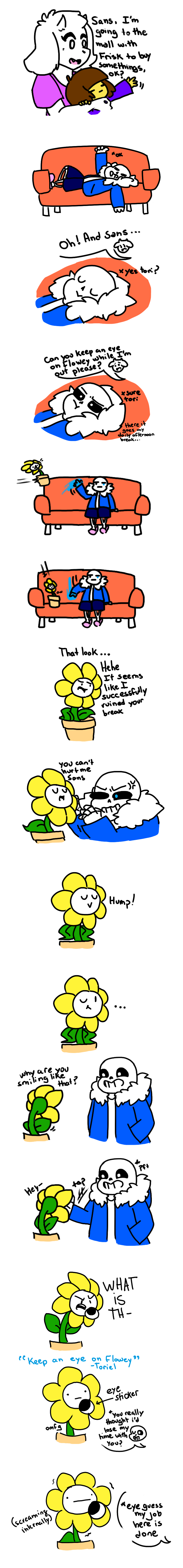 Sans and Flowey adventure