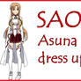 Sword Art Online Asuna dress up