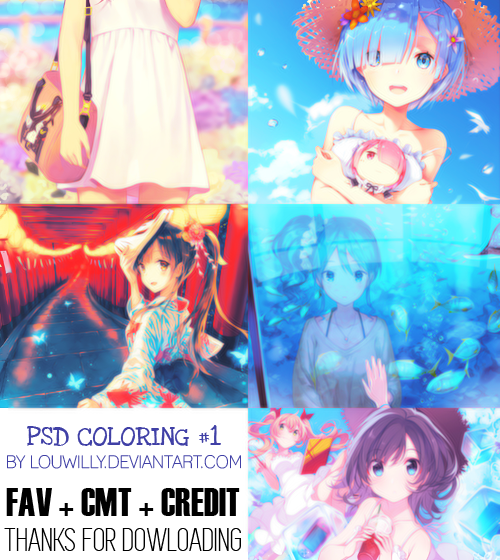 PSD coloring #1 by LouWilly on DeviantArt