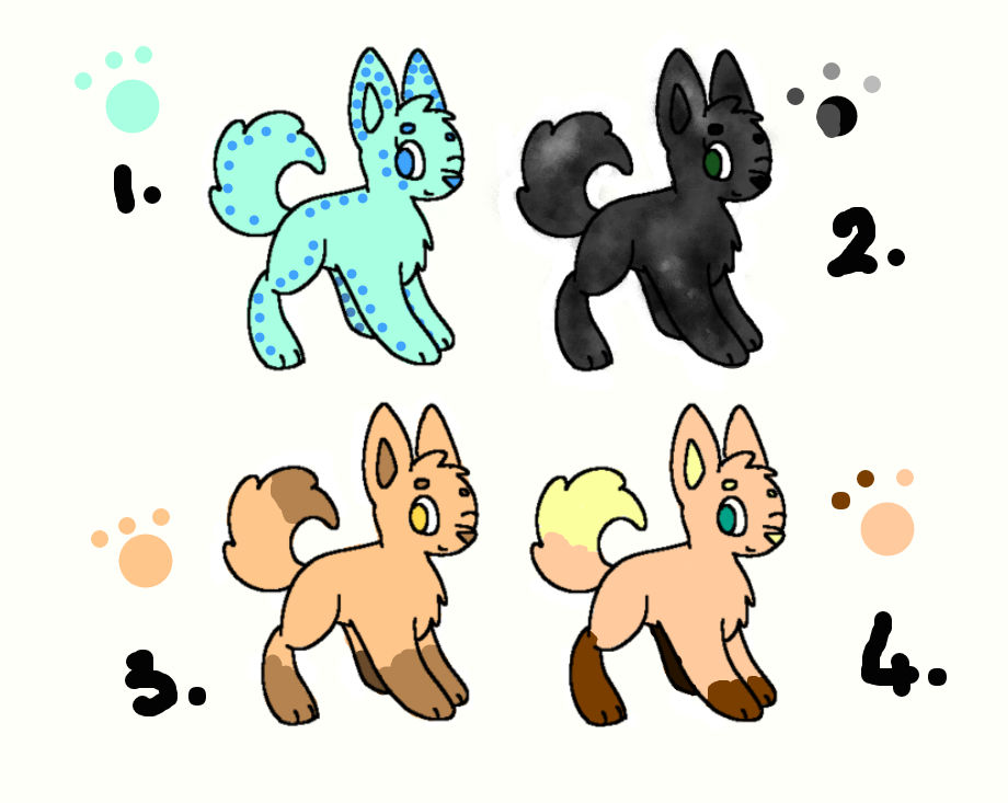 FREE pup Adopts (open) by TwentyLemons on DeviantArt