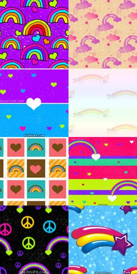 Rainbow Pattern Set by kvaughnp3 on DeviantArt