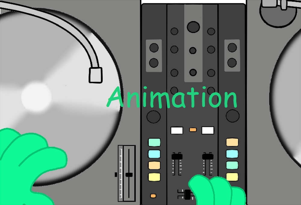 DJing Animation