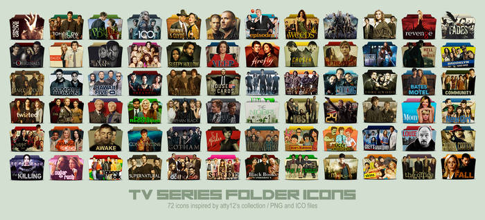 TV Series Folder Icons COMPLETE COLLECTION