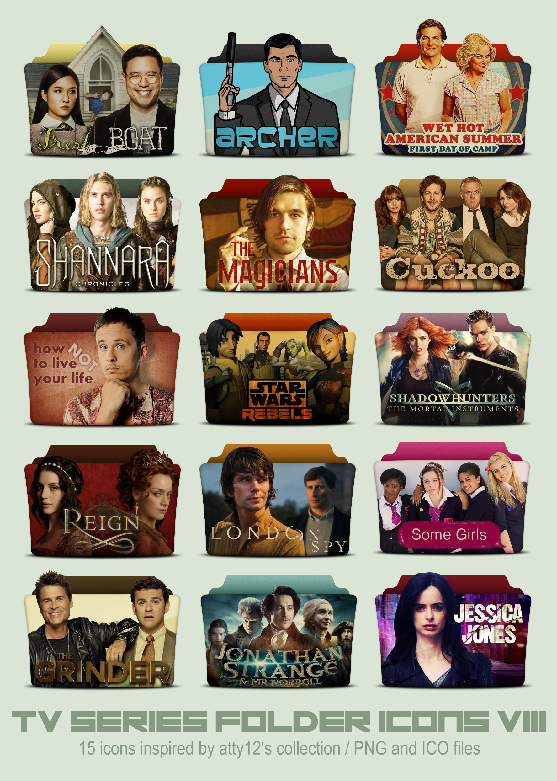 TV Series Folder Icons VIII