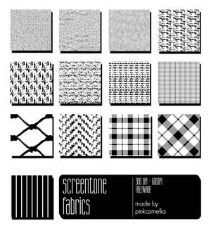 Screentones Fabrics Pack