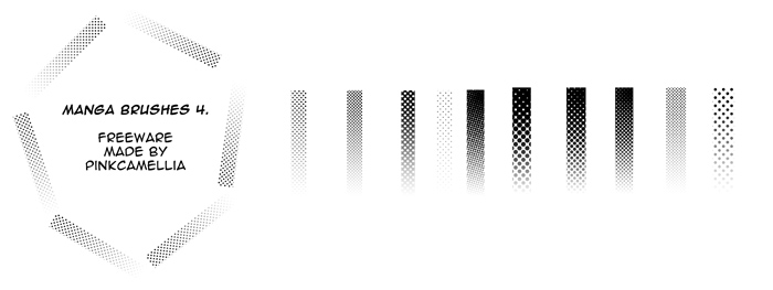 Manga Brushes 4 by pinkcamellia on DeviantArt