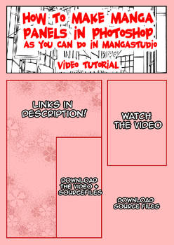 Manga Panels In PhotoShop