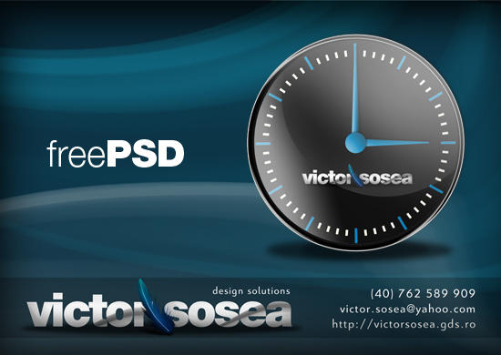 Clock - Free PSD by victorsosea on DeviantArt