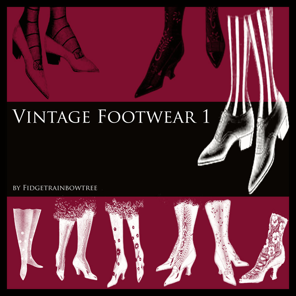 Vintage Footwear - Brush Set 1