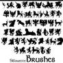 Mythology Sillouette Brushes