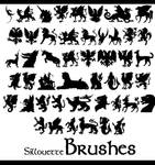 Mythology Sillouette Brushes
