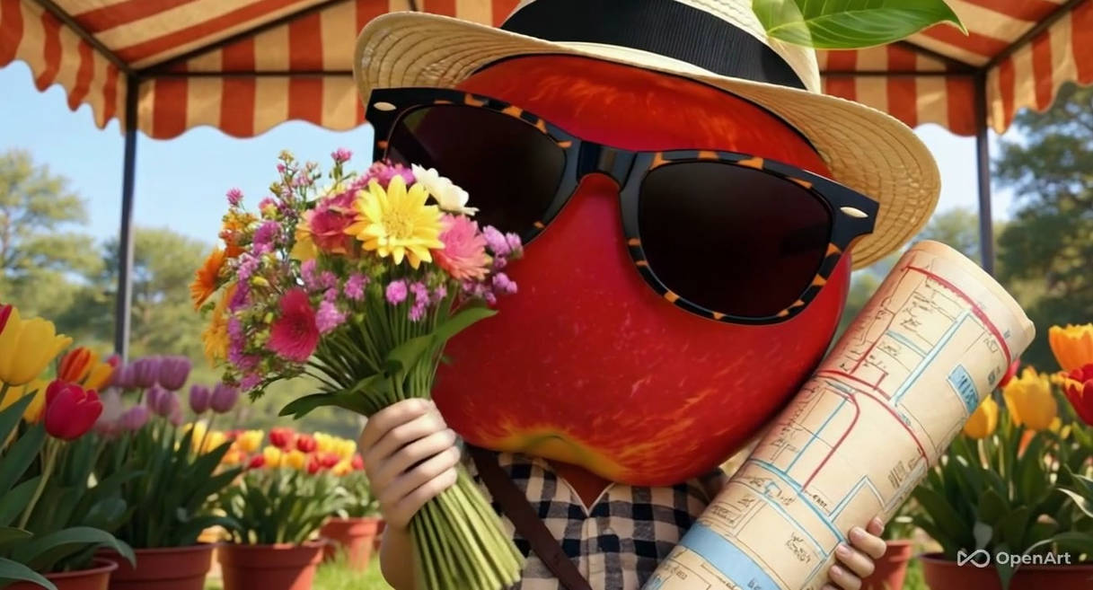 Mr Apple visits Paris Video by Bashford61 on DeviantArt
