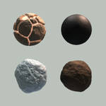 Four Blender Materials by Hafunui